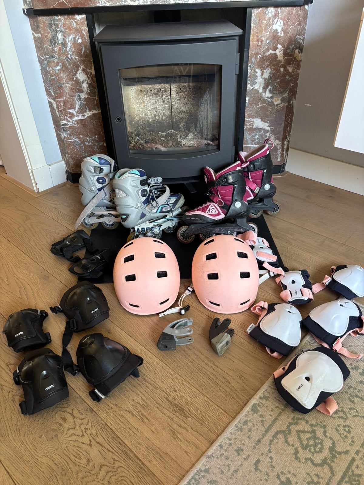 Skeelers + toebehoren, Dames, Gebruikt, Inline skates 4 wielen, Ophalen
