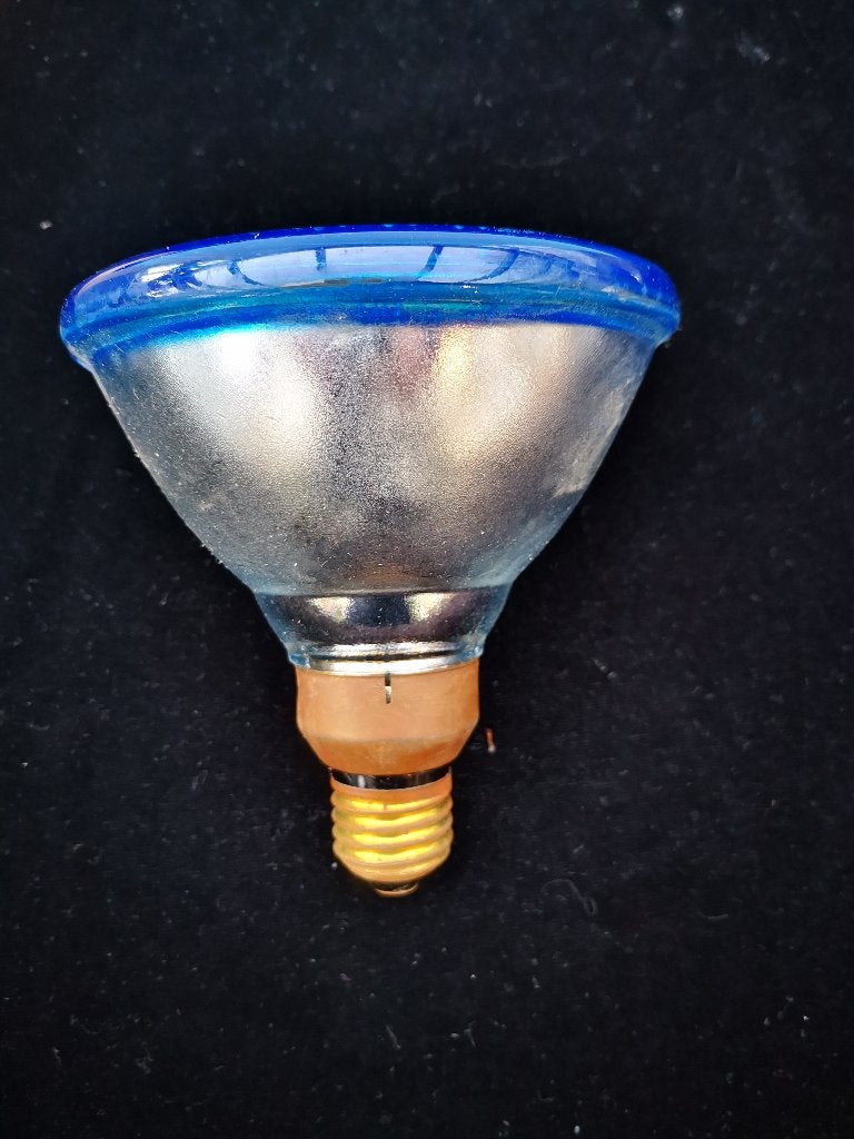 2 Philips E27 Comptalux flood  Floodspot 100W blauw en groen, Ophalen of Verzenden