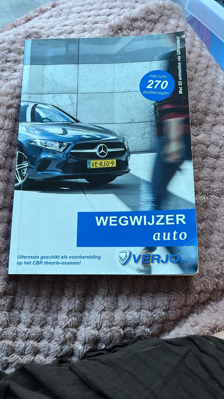 Verjo Wegwijzer Auto Theorieboek - CBR Examen Voorbereiding, Ophalen of Verzenden, Zo goed als nieuw, Algemeen