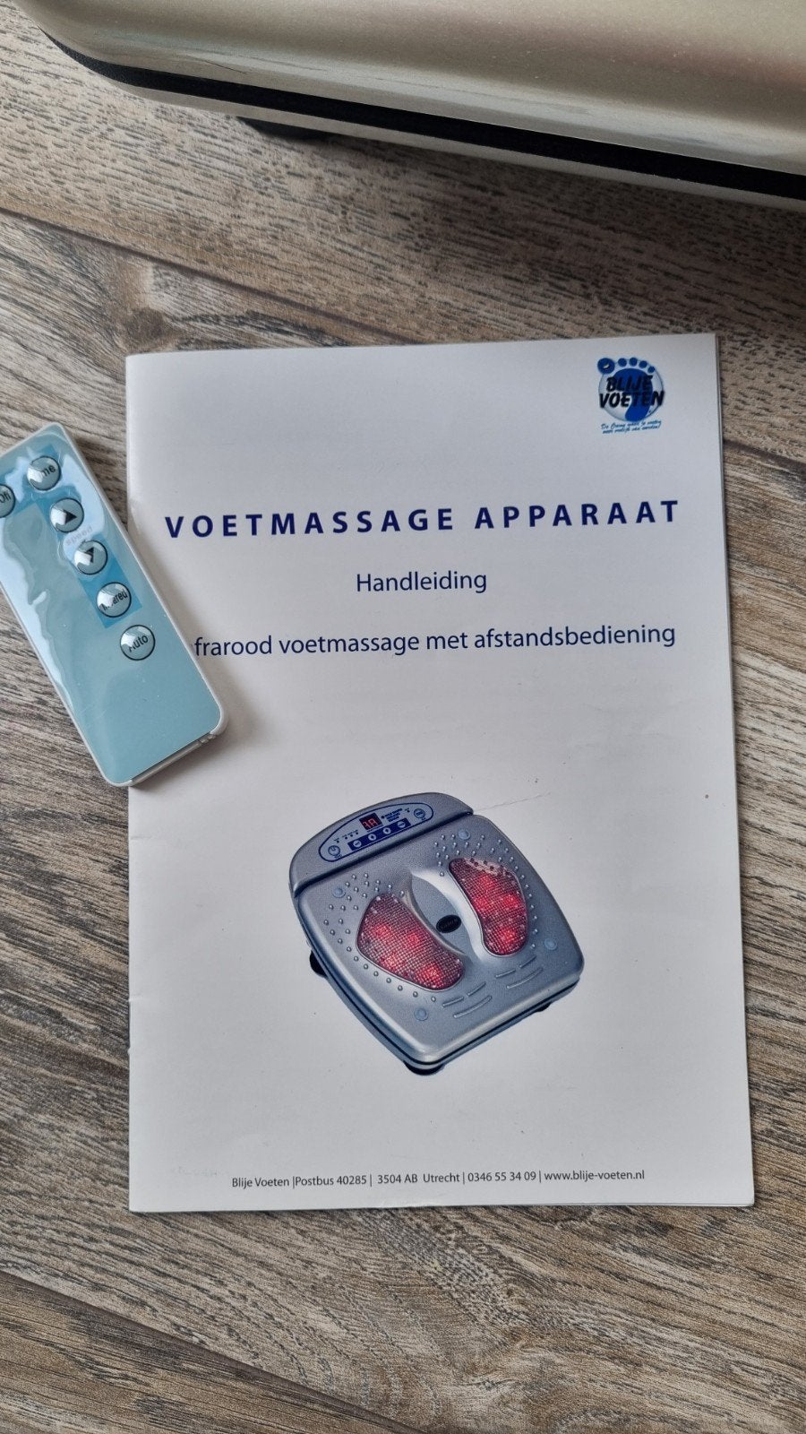 Foto 3 van Voetmassage apparaat met infrarood en afstandsbediening