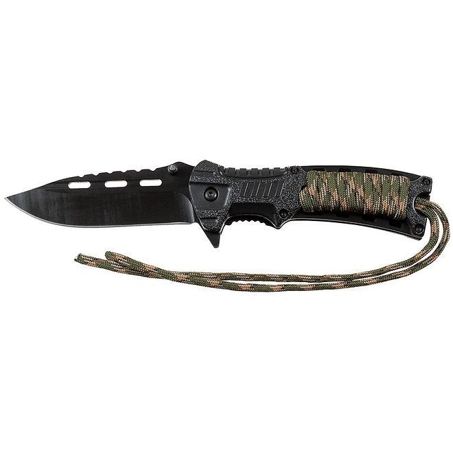MFH - Tactical Zakmes "Camo rope" - met vuurstarter, Ophalen of Verzenden, Landmacht, Nederland, Mes of Dolk
