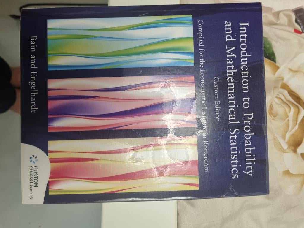 Introduction to Probability and Mathematical Statistics, Bain and Engelhardt, Ophalen of Verzenden, Beta, WO