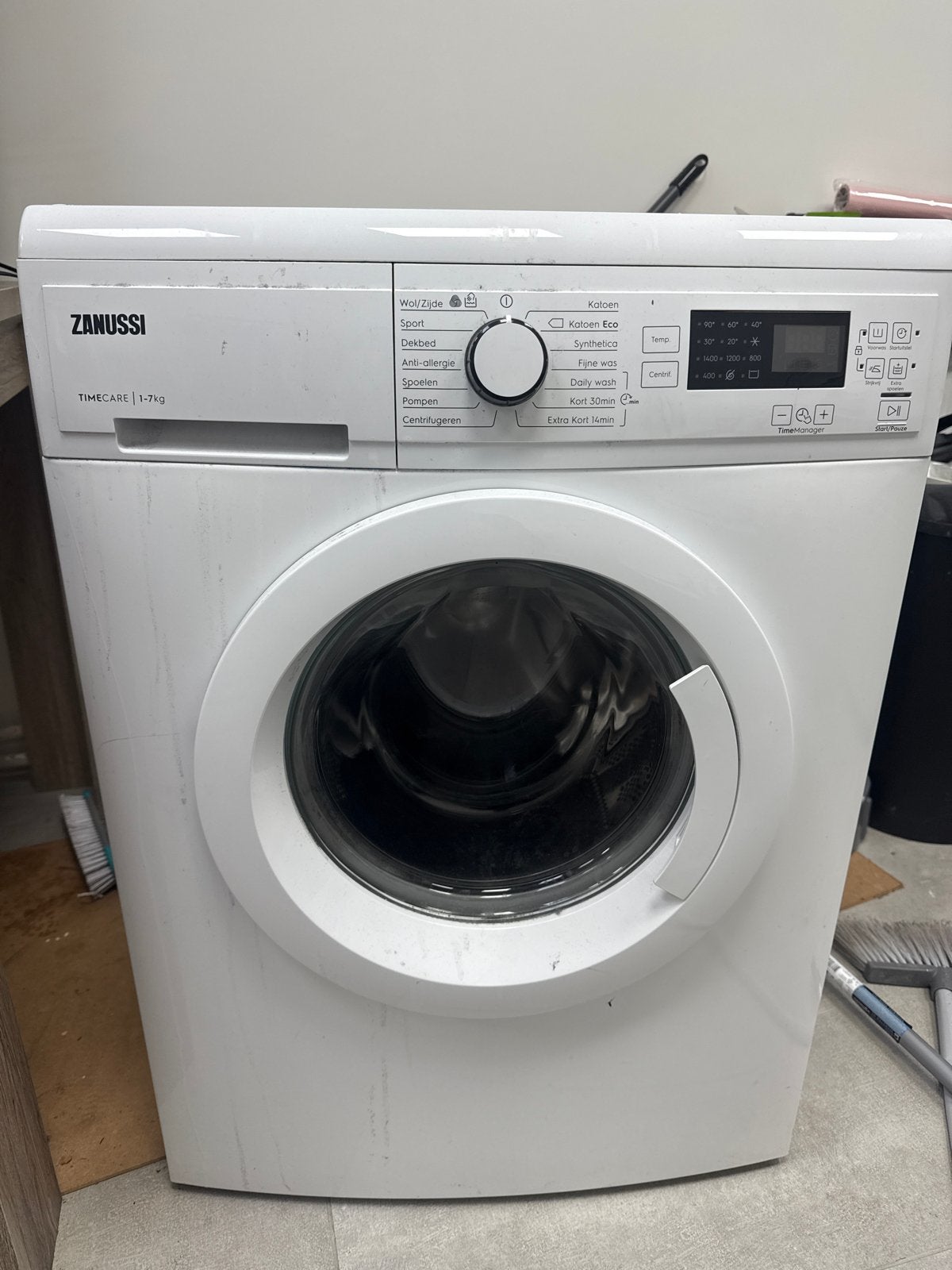 Zanussi TimeCare Wasmachine 7kg - Voorlader, Witgoed en Apparatuur, Wasmachines, Ophalen, Gebruikt, Voorlader, Kort programma