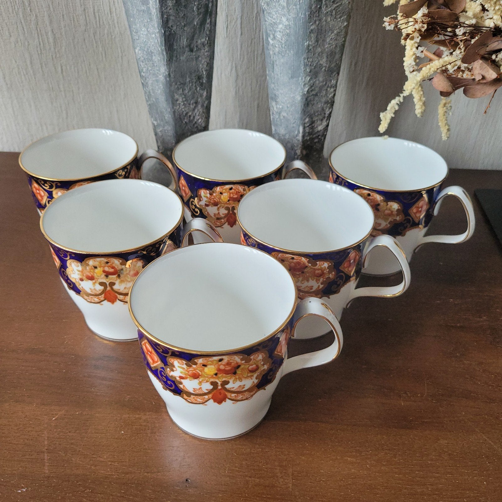 royal albert heirloom 6 prachtige mokke, Ophalen of Verzenden