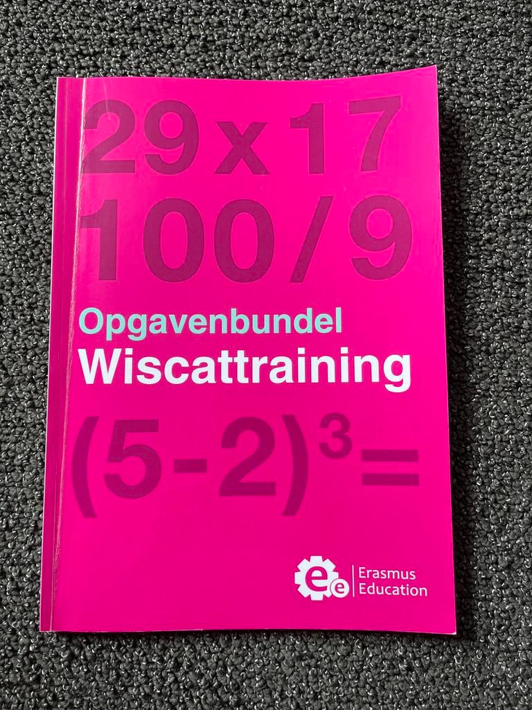 RWT (Wiscat) Toets Oefenboekje - Opgavenbundel Wiscattrainin, Boeken, Ophalen of Verzenden, Beta, Zo goed als nieuw, HBO