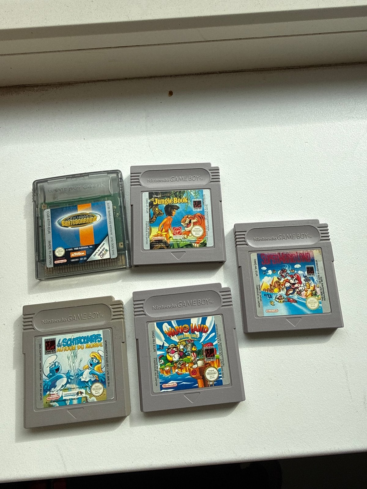 Game Boy spellen: Jungle Book, Mario Land, Smurfen, Skateboa, Spelcomputers en Games, Games | Nintendo Game Boy, Ophalen, Gebruikt