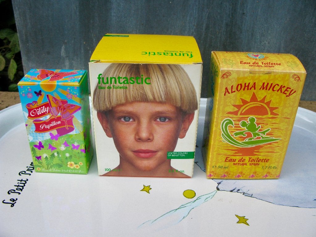 3X EAU DE TOILETTE VINTAGE KIND/YOUTH BENETON/DISNEY/OILILY, Ophalen of Verzenden, Zo goed als nieuw