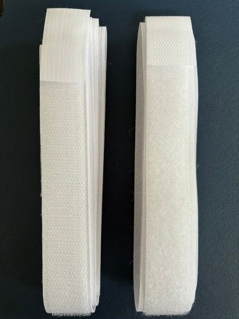 klittenband wit 2 meter 25 mm NIEUW, Ophalen of Verzenden, Nieuw, Lint, Band of Elastiek