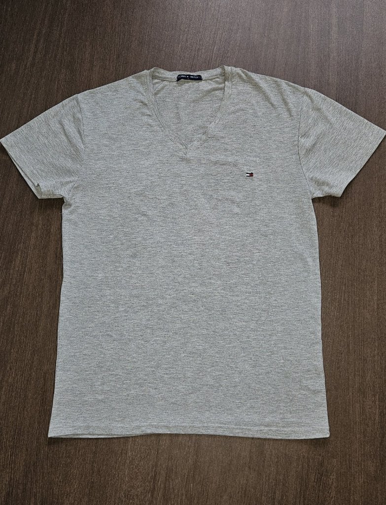 ZGAN grijs T-shirt Tommy Hilfiger (Maat M) GRATIS VERZENDEN, Tommy Hilfiger, Zo goed als nieuw, Grijs, Verzenden