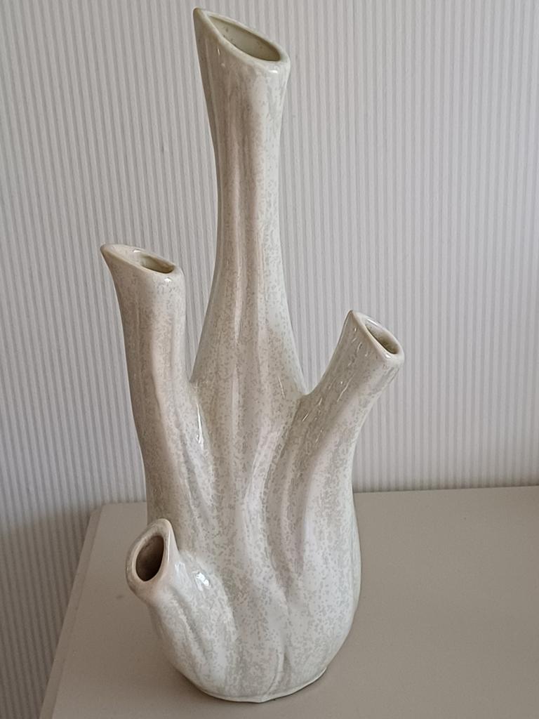 Light living prachtige tulpen vaas hoog 42 cm., Overige kleuren, Aardewerk of Porselein, Ophalen of Verzenden, Zo goed als nieuw