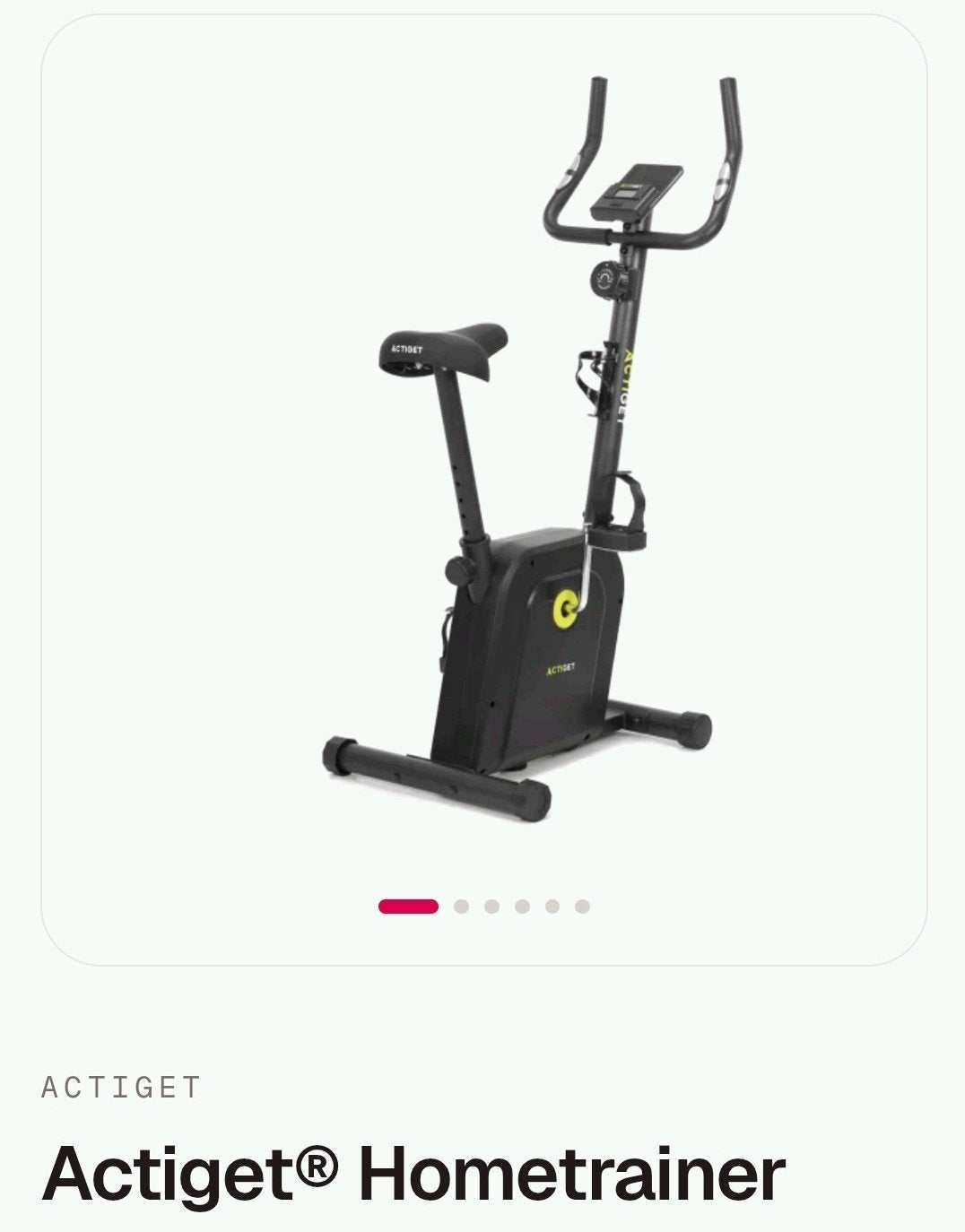 Actiget Hometrainer - Magnetisch en Stil, Ophalen, Nieuw, Metaal, Benen
