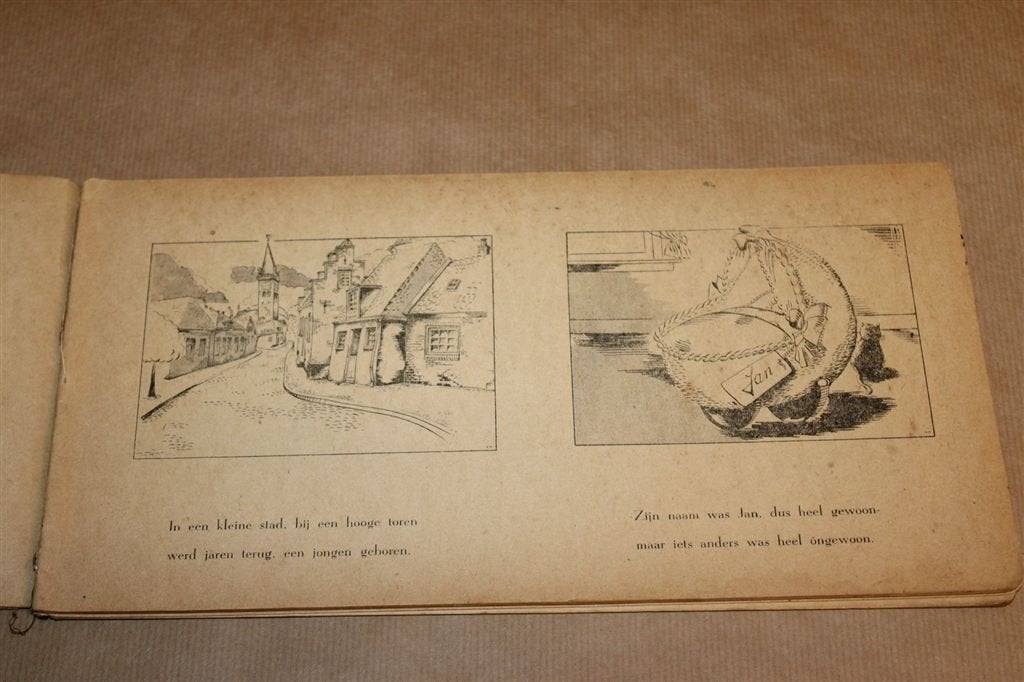 Jan met de Motorhand — Vintage Verzetsstrip 1946, Verzenden, Gelezen