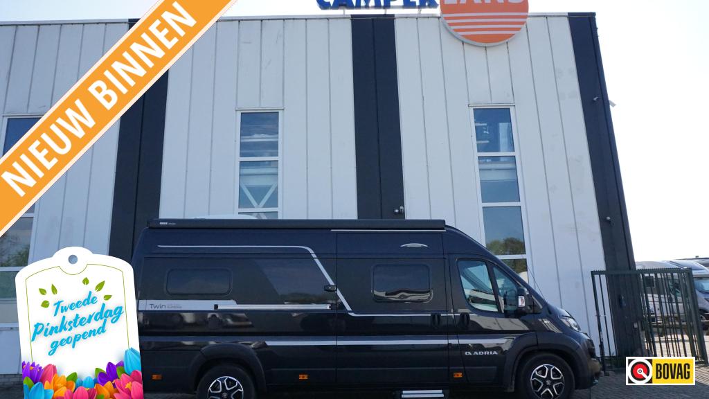 Adria Twin Supreme 640 SGX AUTOMAAT/160PK/AIRCO, Caravans en Kamperen, Campers, Automaat, Hordeur, Fiat, Bedrijf