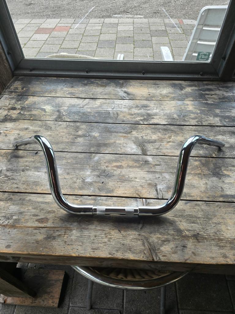Chromen Ape Hanger Stuur voor Motorfiets, Ophalen of Verzenden, Zo goed als nieuw, Stuur, Staal