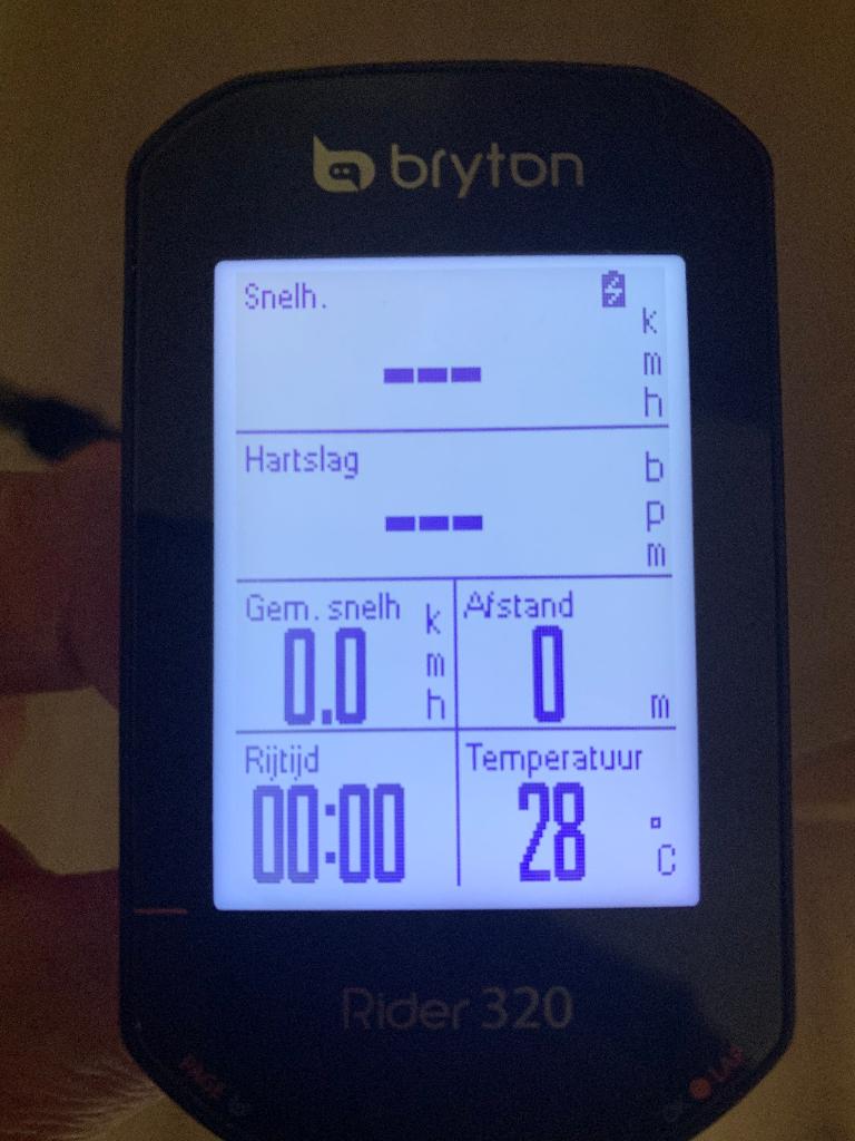 Bryton Rider 320 GPS Fietscomputer, Fietsen en Brommers, Fietsaccessoires | Fietscomputers, Ophalen of Verzenden, Draadloos, Gebruikt
