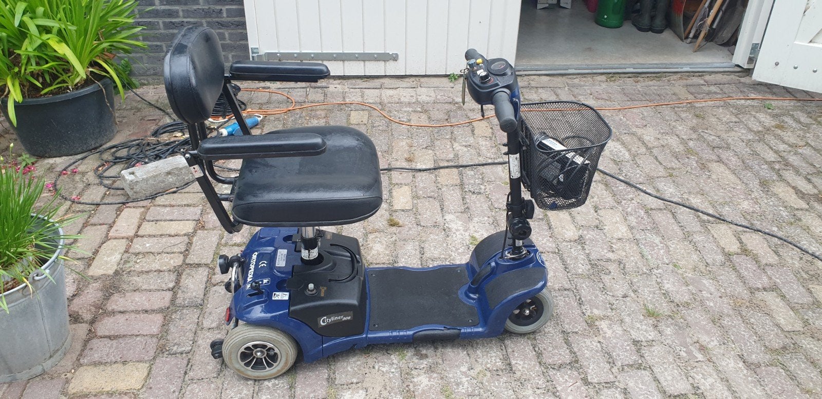 Scootmobiel electrische, Ophalen