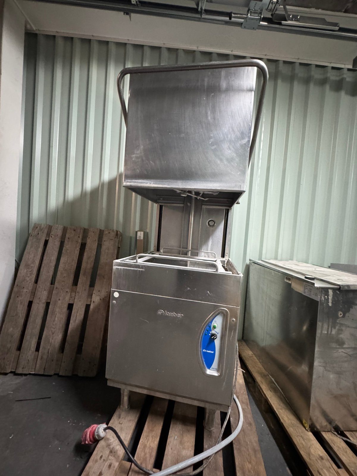 Rvs Lamber doorschuif vaatwasser, Ophalen, Minder dan 85 cm