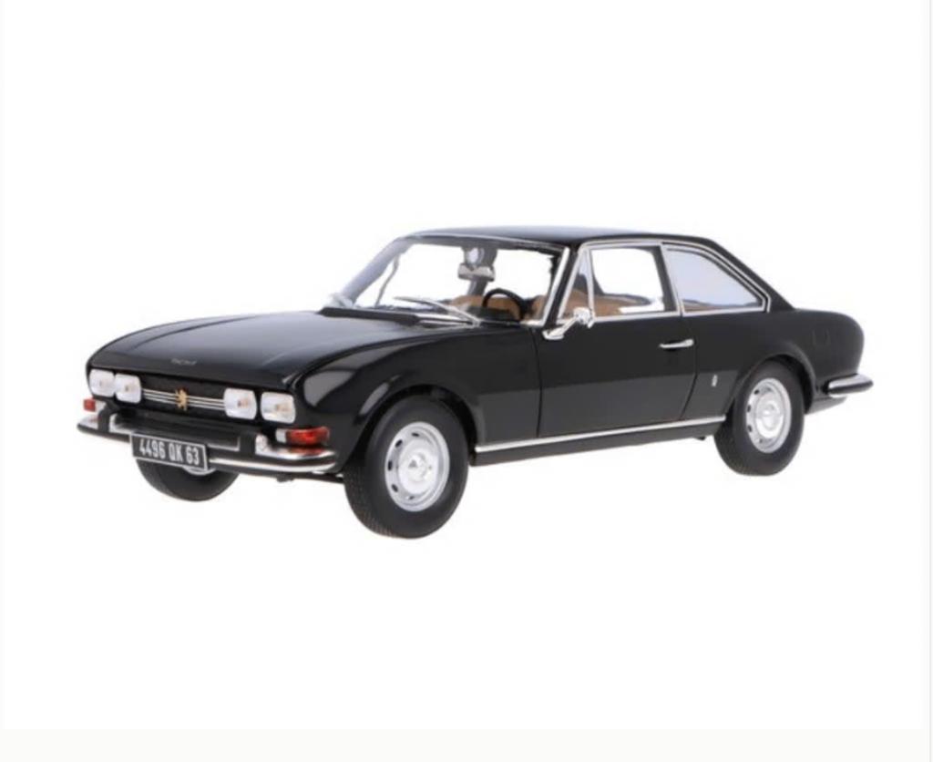 Peugeot 504 Coupe 1972 Zwart schaal 1/18 NOREV ref. 184816, Verzenden, Nieuw, Auto, Norev