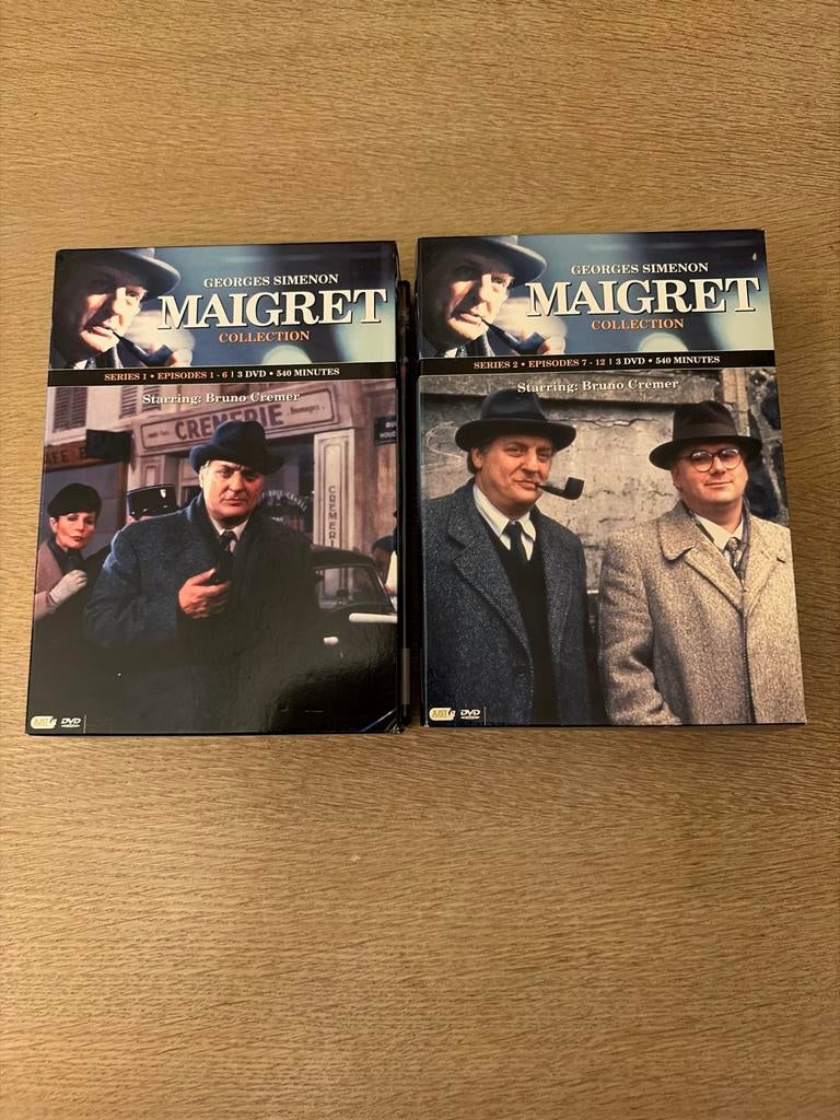 Maigret Collection DVD Boxset - Series 1, 2 & 4, Boxset, Ophalen of Verzenden, Zo goed als nieuw, Vanaf 12 jaar