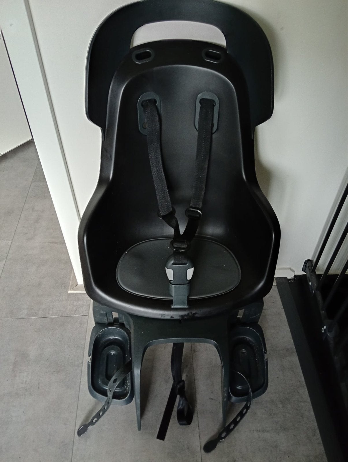 Bobike Achterzitje voor fiets - Zwart, Ophalen, Achterzitje, 9 t/m 36 kg, Gebruikt