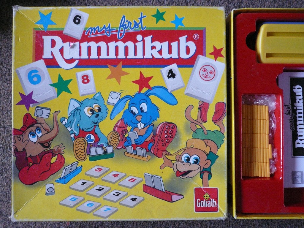 MY FIRST RUMMIKUB van Goliath Rummy junior, Een of twee spelers, Ophalen of Verzenden, Zo goed als nieuw, Goliath