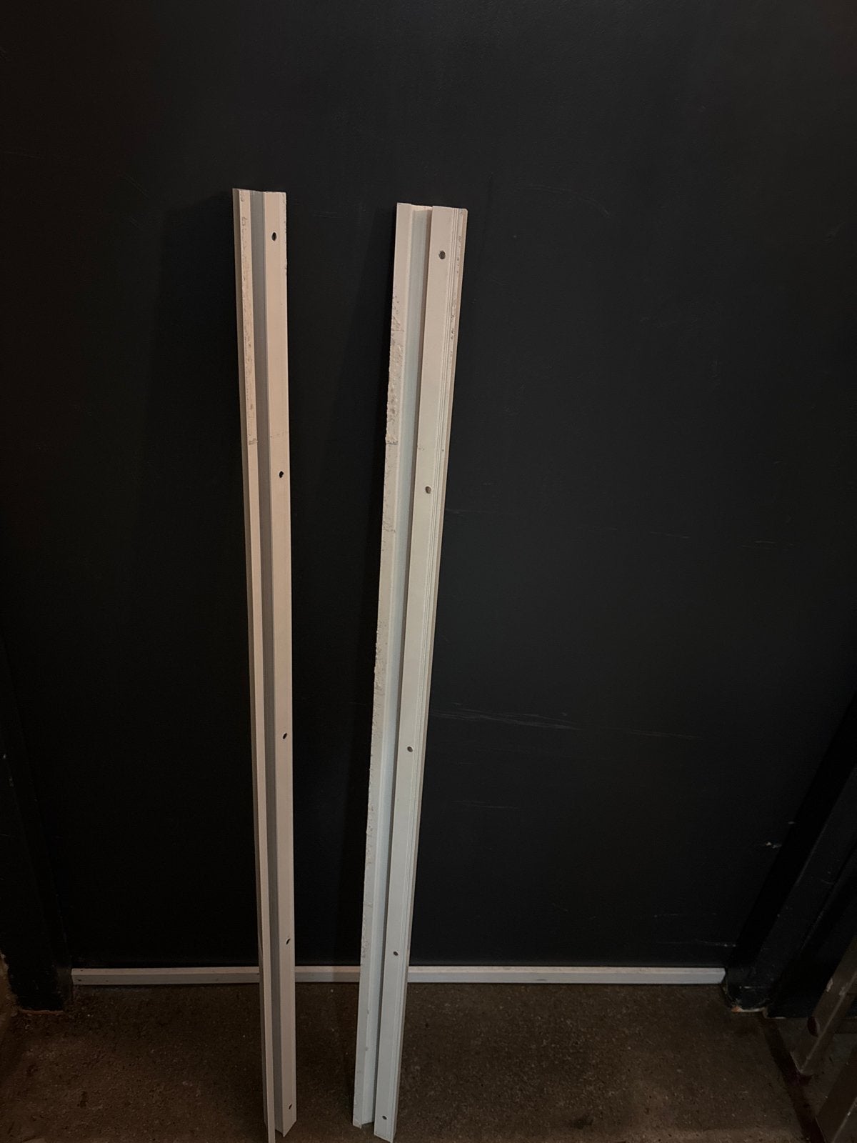 Set van 2 Planken Dragers - Wit, Ophalen, Gebruikt