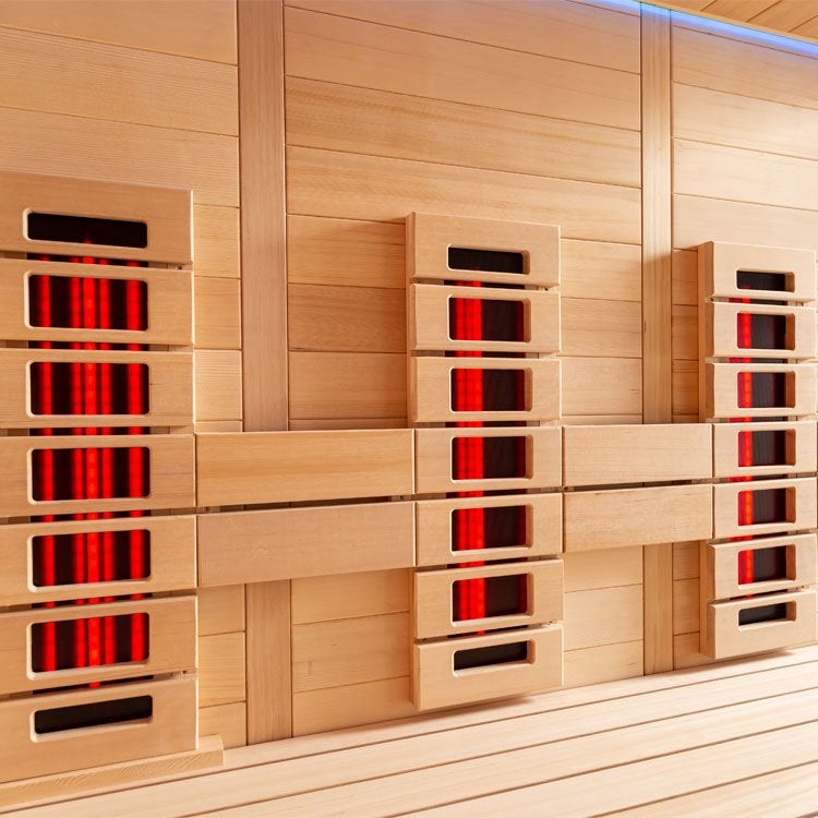 Luxe Combi Sauna XXL | 6 Full Spectrum | €1.700 KORTING, Sport en Fitness, Info@inner-stillness.nl, Fins of Traditioneel, 7665VB
