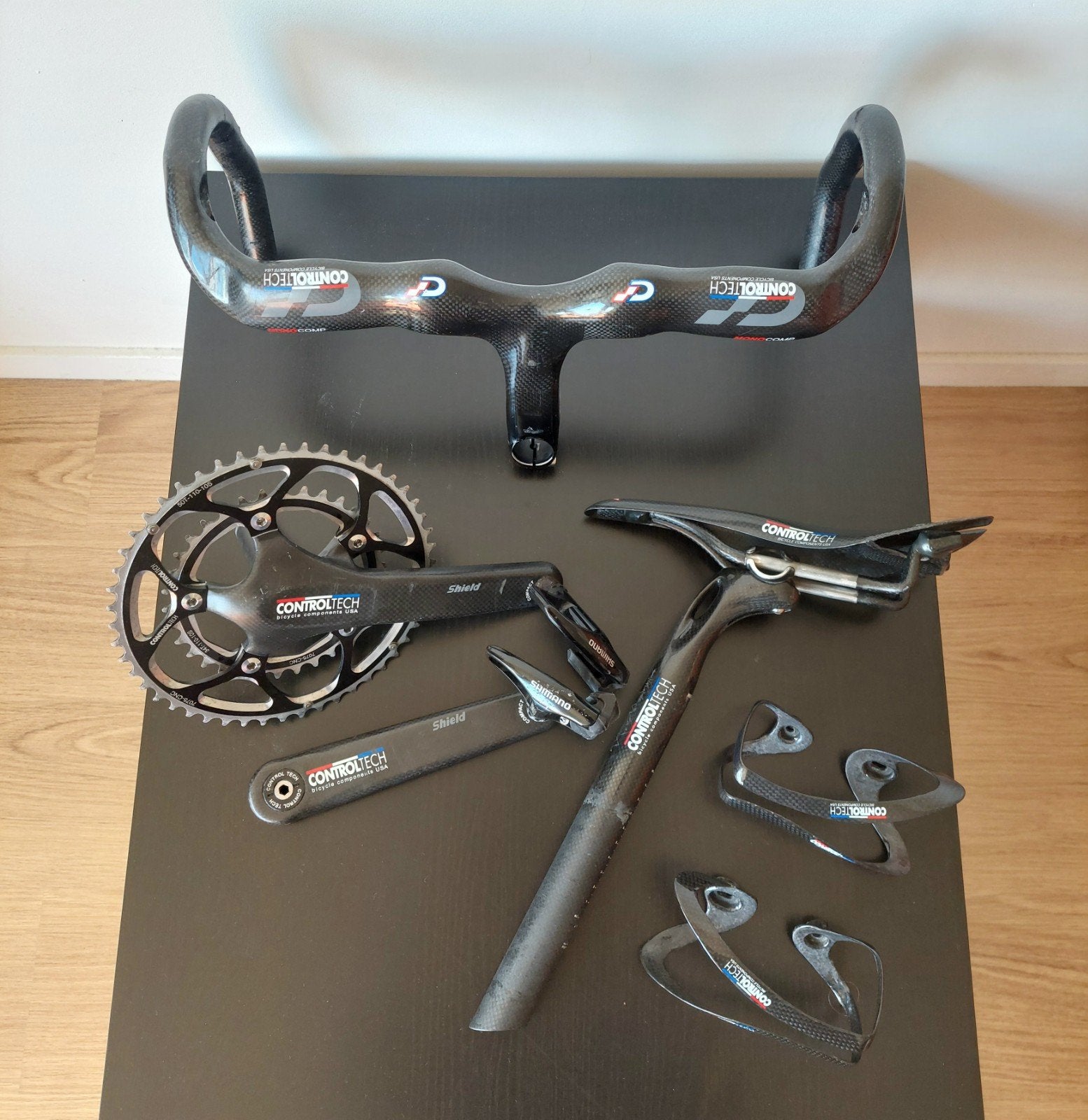 Hoogwaardige Carbon Racefiets Onderdelen - ControlTech, Fietsen en Brommers, Gravelbike, Stuur, Ophalen of Verzenden, Zo goed als nieuw