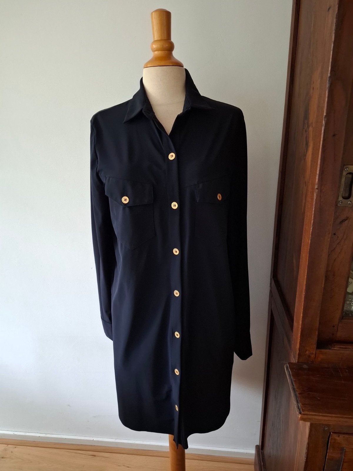 Dames traveljurk maat L Helena Hart donkerblauw, Kleding | Dames, Maat 38/40 (M), Blauw, Zo goed als nieuw, Boven de knie