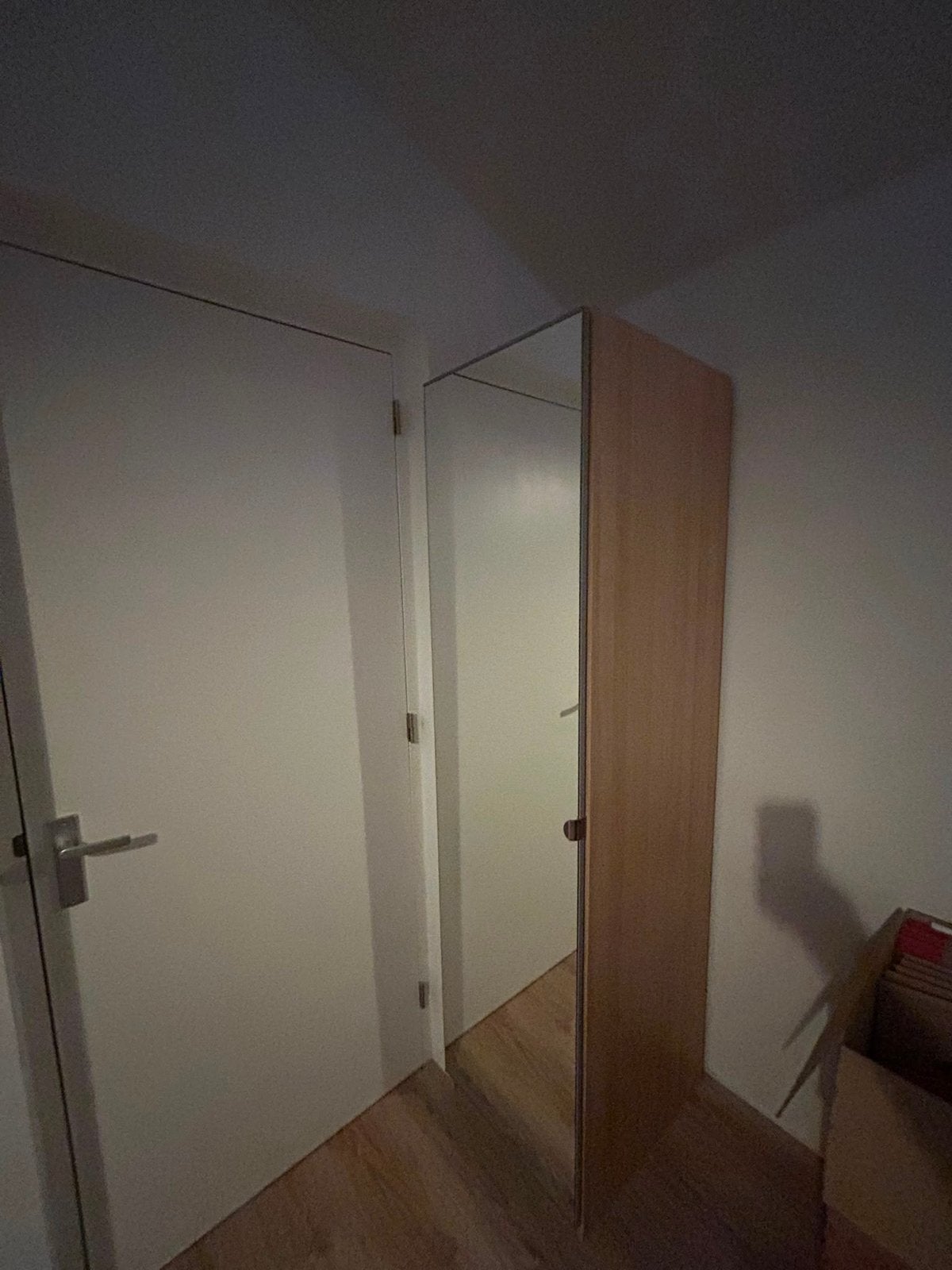 IKEA spiegelkast met planken - Gebruikt maar prima, Ophalen, Gebruikt, 200 cm of meer, 50 tot 100 cm