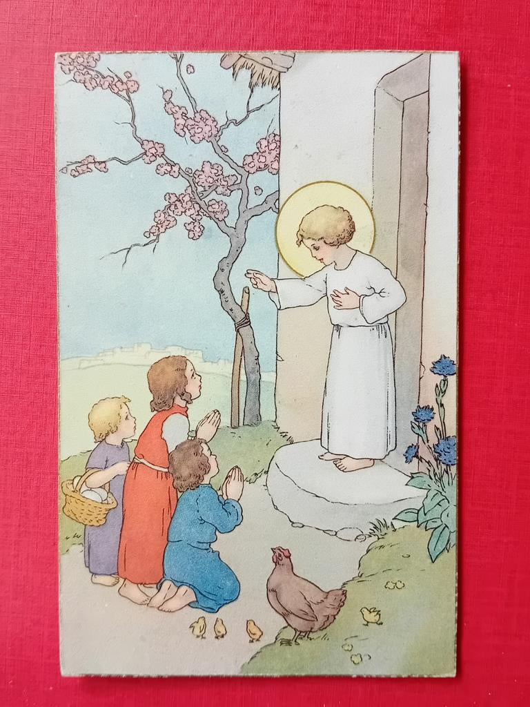 Ansichtkaart Religie, Ophalen of Verzenden, Gebruikt, Kaart of Prent