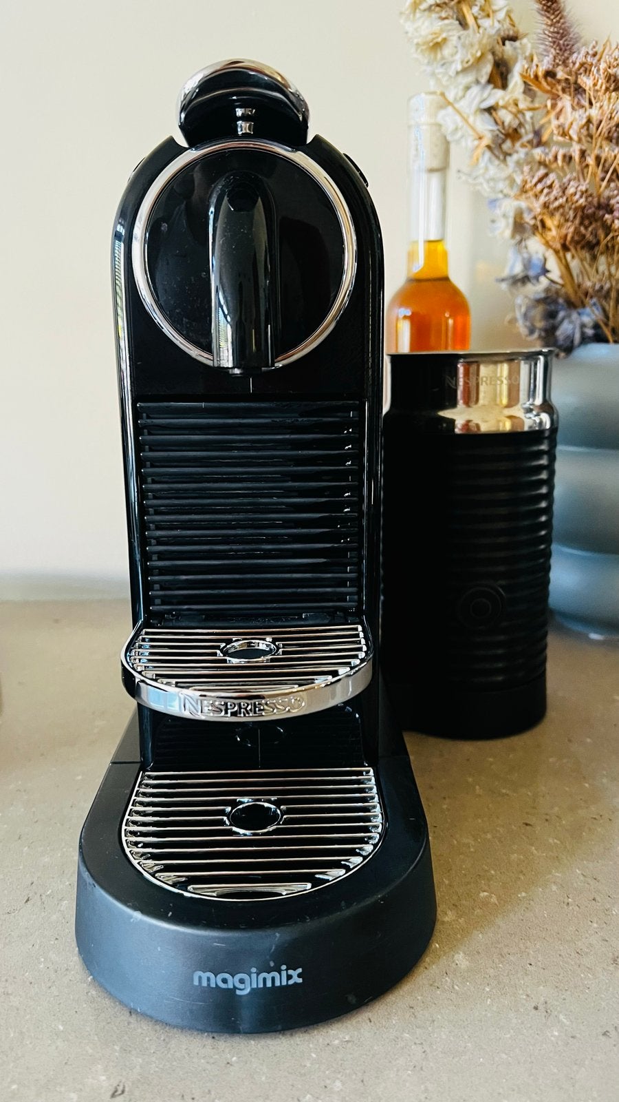 Nespresso Magimix Inissia met Aeroccino melkopschuimer, Witgoed en Apparatuur, Koffiezetapparaten, Ophalen, Espresso apparaat