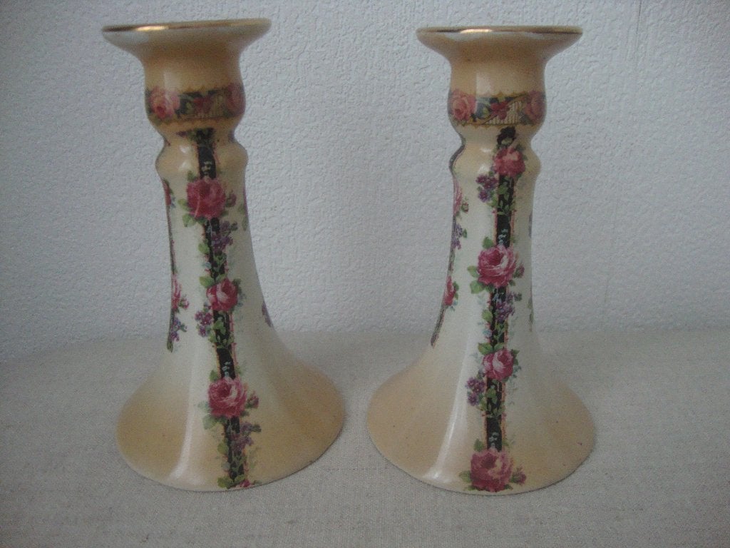 Mooie oude kandelaars, Ophalen of Verzenden, Keramiek of Aardewerk