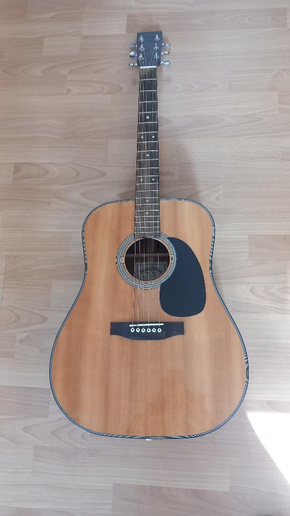 Sigma akoestische gitaar DM-1ST  met draagtas, Muziek en Instrumenten, Snaarinstrumenten | Gitaren | Akoestisch, Ophalen, Zo goed als nieuw