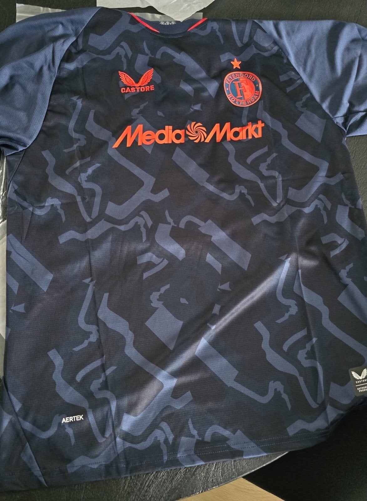Feyenoord uitshirt maat XL, Verzenden, Nieuw, Maat 56/58 (XL), Blauw