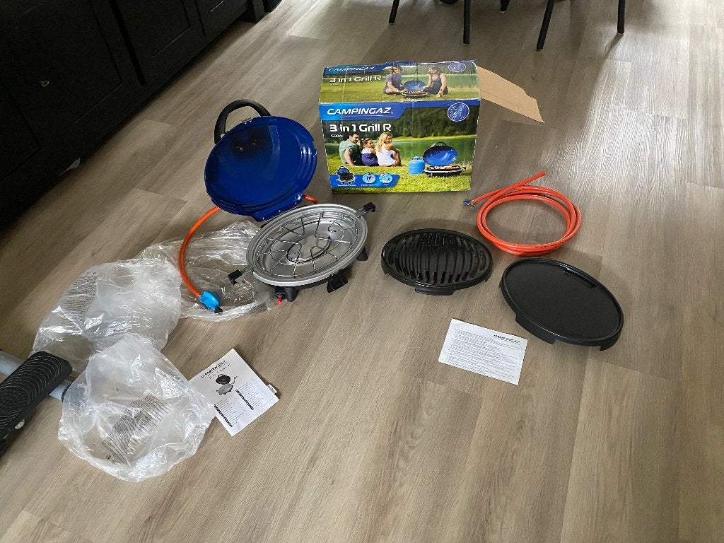 Campinggaz gril 3 in 1, Ophalen of Verzenden, Zo goed als nieuw, Campingaz