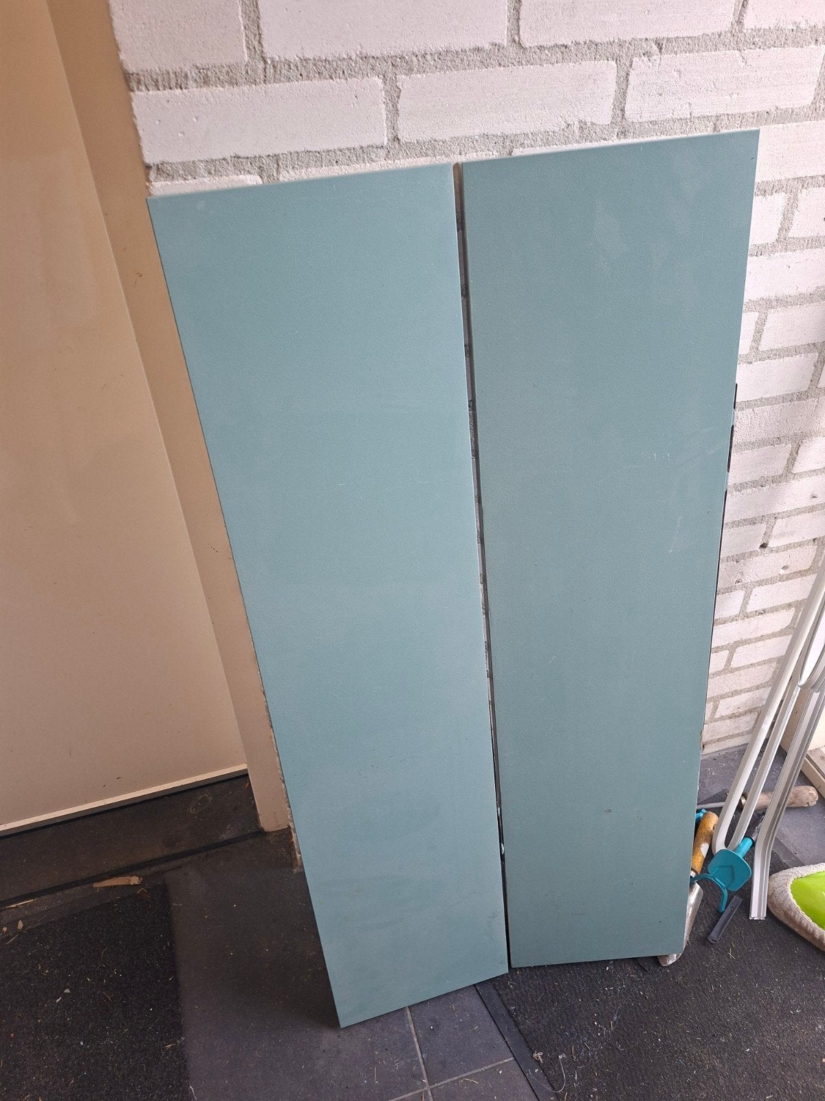 Ikea Lack plank, zelf geschilderd, 110x26x5cm 2 x, Ophalen