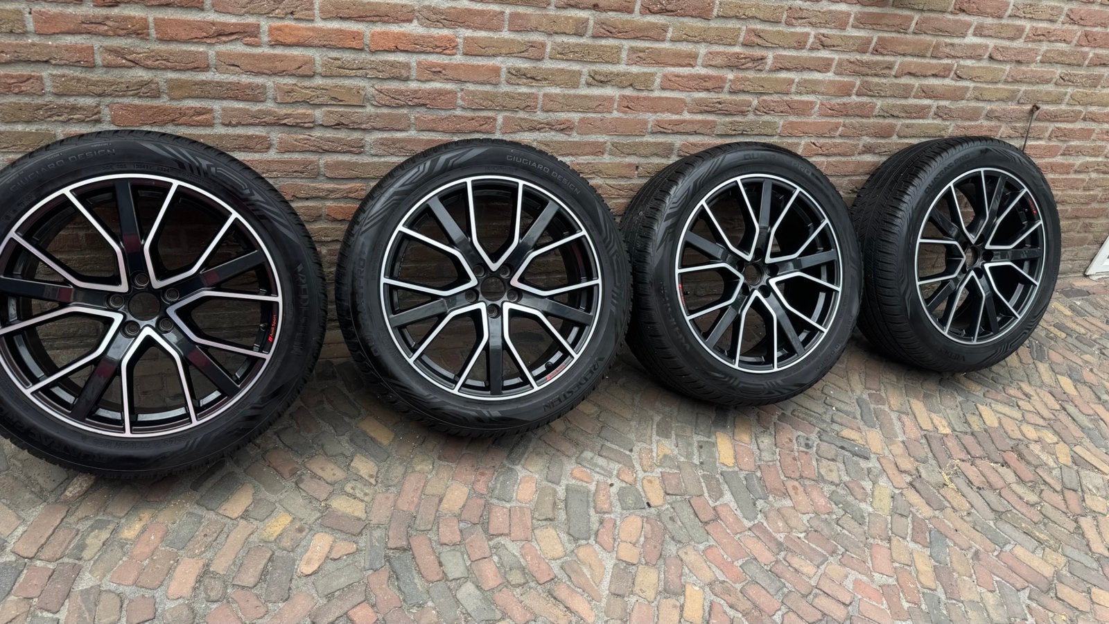 20 inch velgen met banden audi, Ophalen, Gebruikt, 255 mm, Banden en Velgen