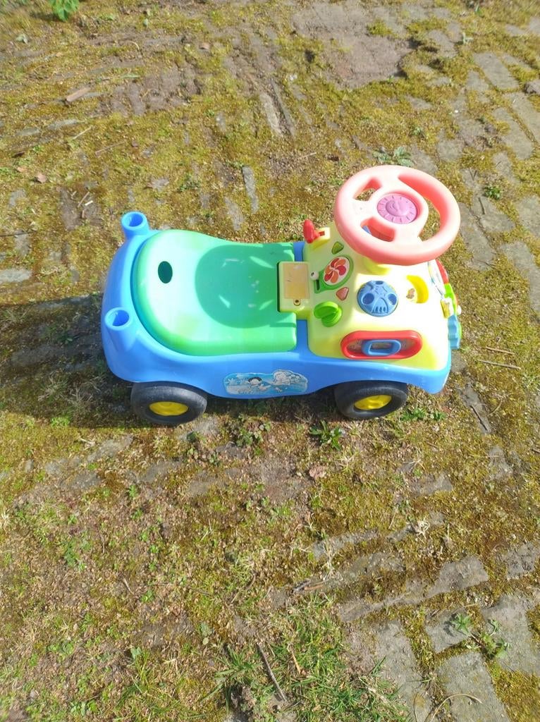 Loopauto voor kinderen - Blauw met groen zitje, Ophalen, Gebruikt, Jongen of Meisje