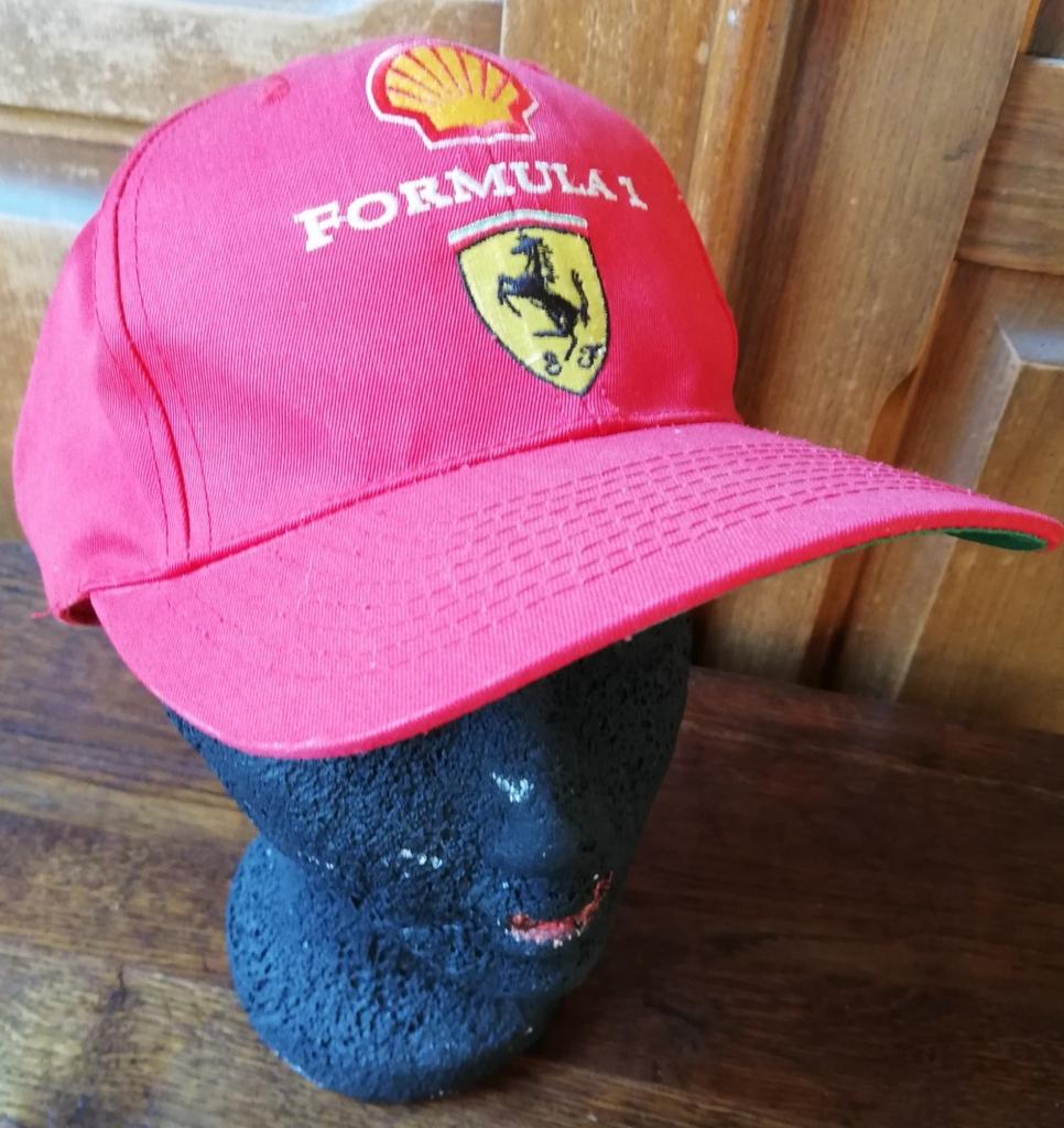 FARRARI. Formule 1 cap. Team Shell. Ca '90. Embroidered., Verzamelen, Ophalen, Zo goed als nieuw, Formule 1