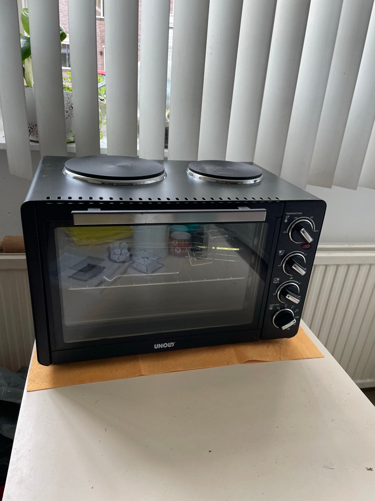 Mini Over voor studente woning, Minder dan 45 cm, Hete lucht, Ophalen of Verzenden, Mini-oven