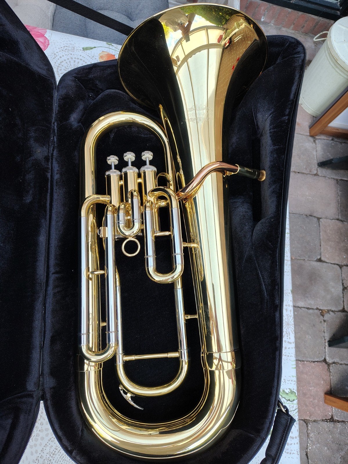 Thomann Euphonium 3 valve, Ophalen, Gebruikt, Overige typen, Met koffer