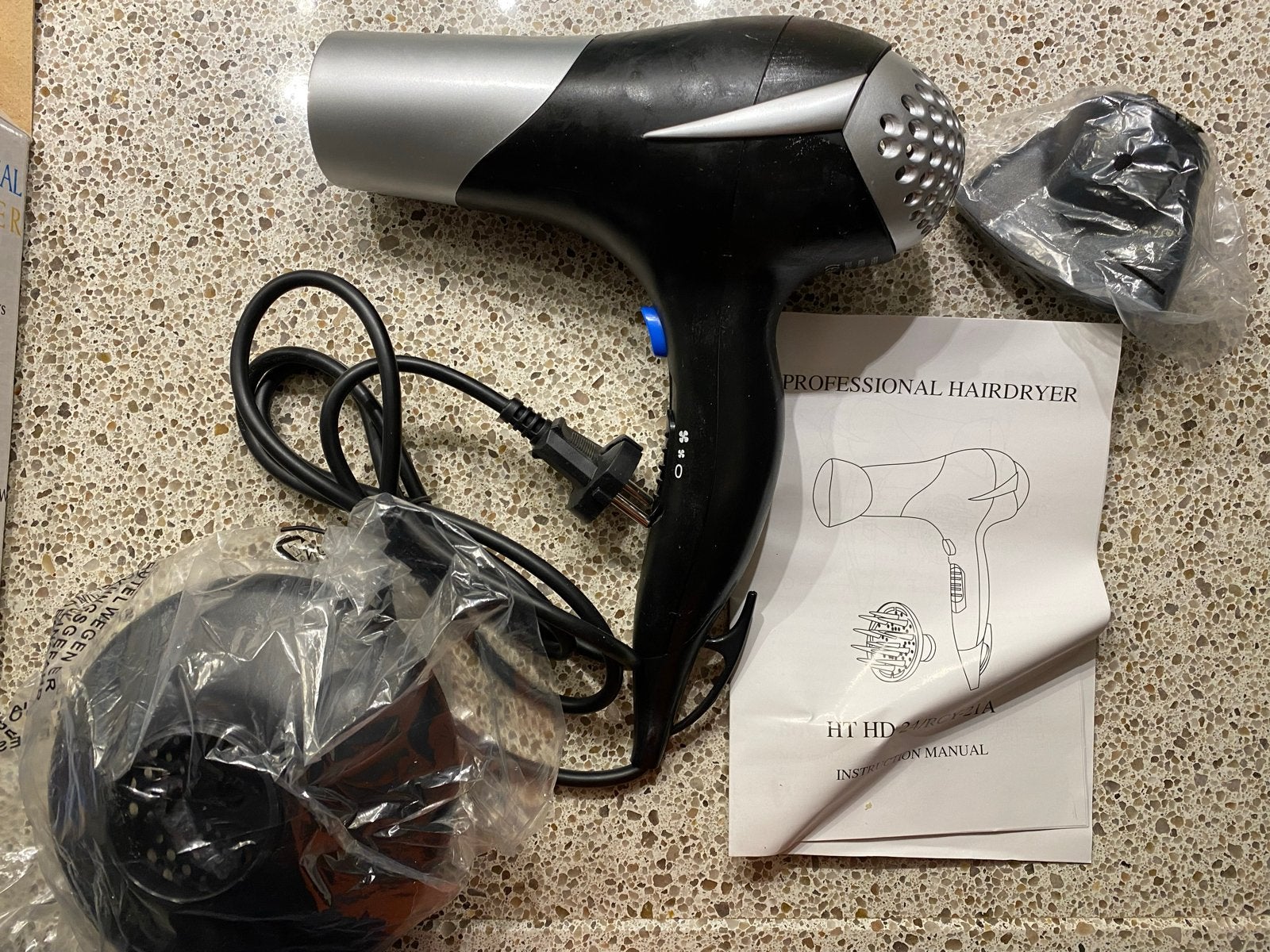 Professionele Föhn met Diffuser - Nieuw in Doos, Ophalen, Nieuw, Haarverzorging