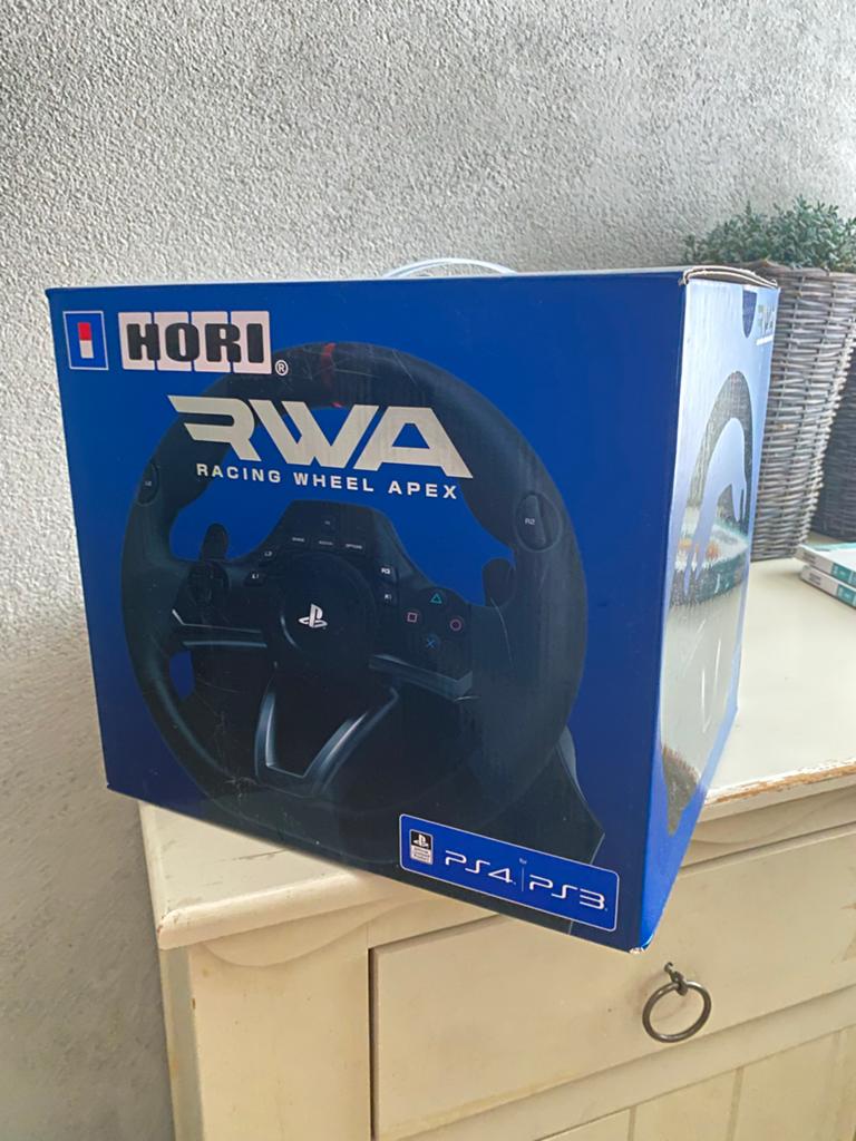 Hori RWA racing wheel apex ps4/ps3, Spelcomputers en Games, Spelcomputers | Sony PlayStation Consoles | Accessoires, Zo goed als nieuw