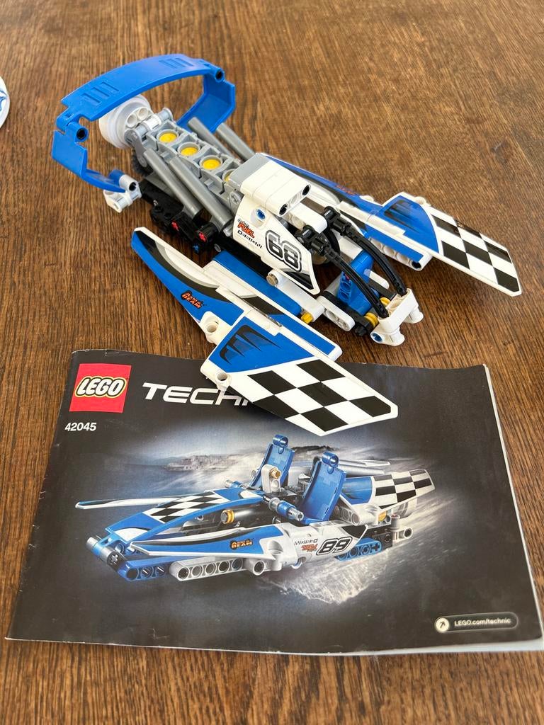 LEGO Technic 42045 - Onderzeeër / Raceboot, Kinderen en Baby's, Speelgoed | Duplo en Lego, Lego, Ophalen of Verzenden, Zo goed als nieuw