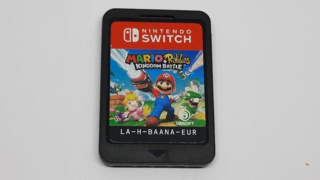 Nintendo Switch Mario Rabbits Kingdom Battle Spel Cartridge, Avontuur en Actie, Gebruikt, 2 spelers, Ophalen of Verzenden