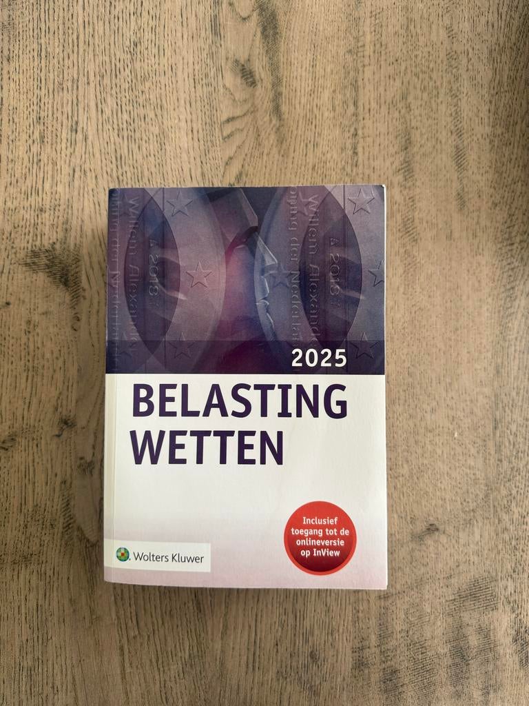 Belastingwetten 2025 - Wolters Kluwer, Ophalen of Verzenden, Gamma, Zo goed als nieuw, HBO