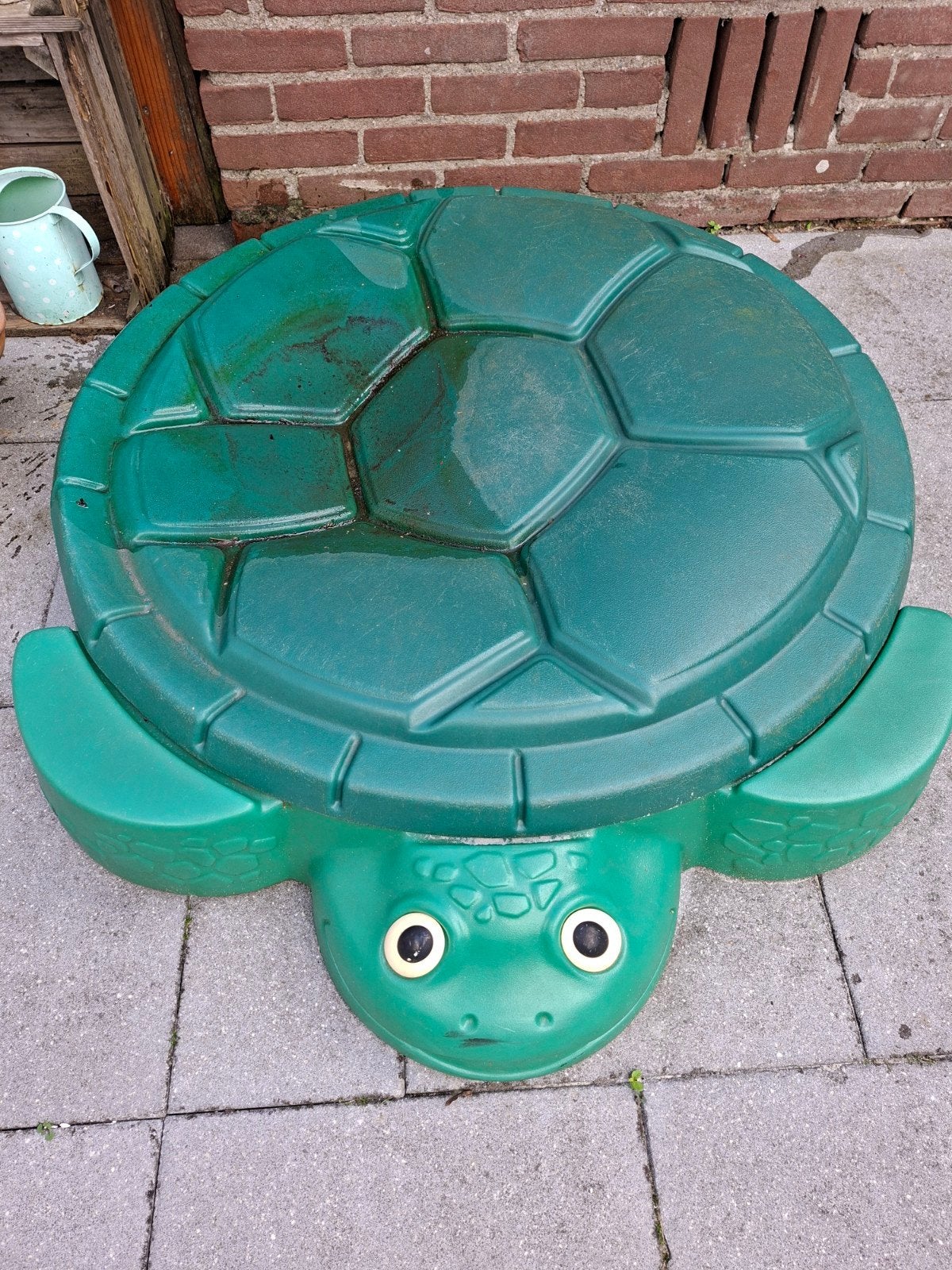 Schildpad zandbak met deksel, Kinderen en Baby's, Ophalen, Gebruikt