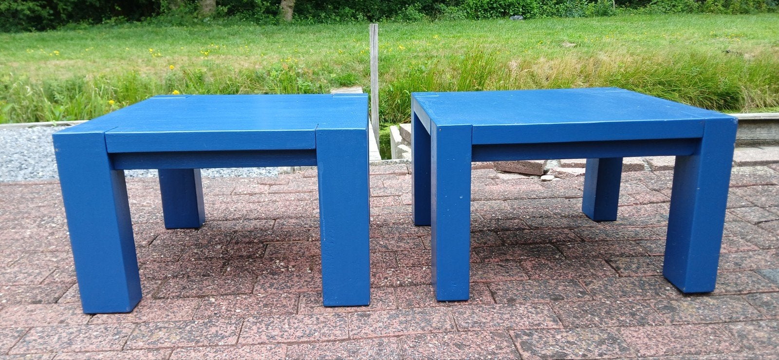 Eiken houten salontafels, Gebruikt, 50 tot 100 cm, Vierkant, 50 tot 100 cm