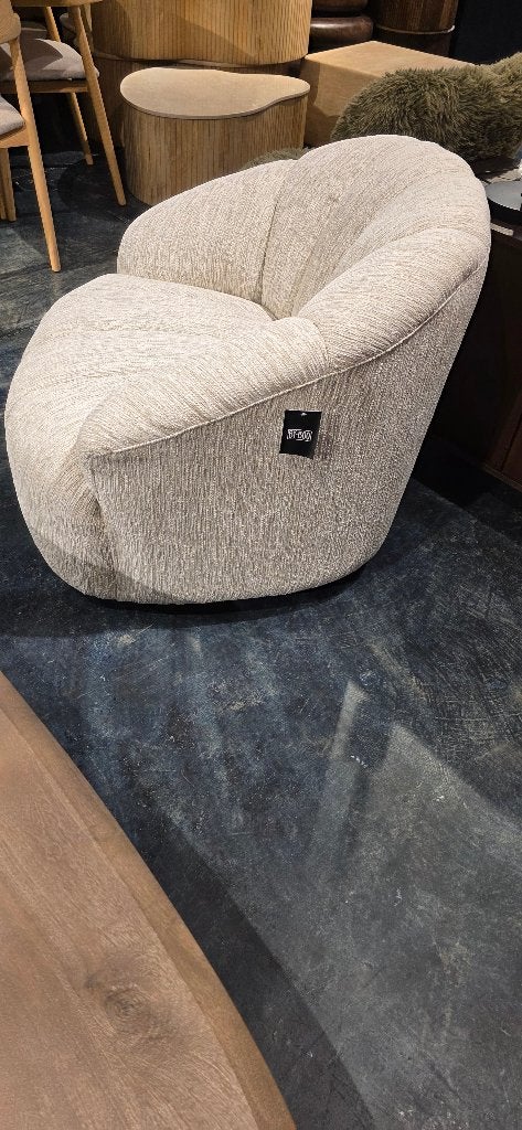 Fauteuil Sogno - beige 2 beschikbaar Showmodel korting, Ophalen, Bornsestraat 31, 75 tot 100 cm, Zo goed als nieuw
